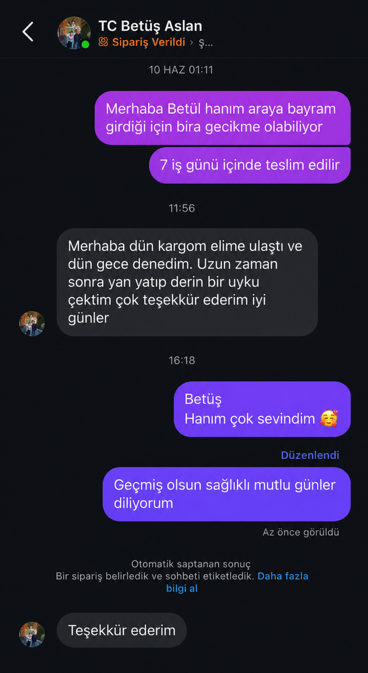 Relaxa müşteri yorumu