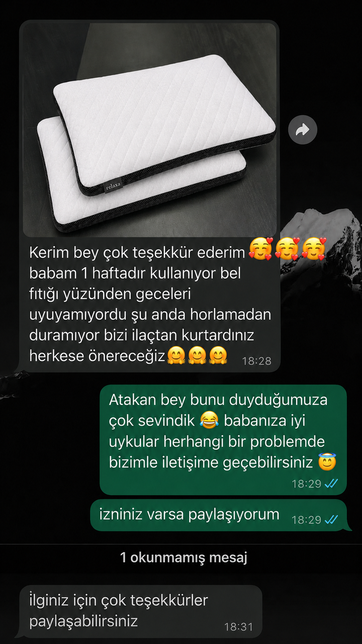 Relaxa müşteri yorumu