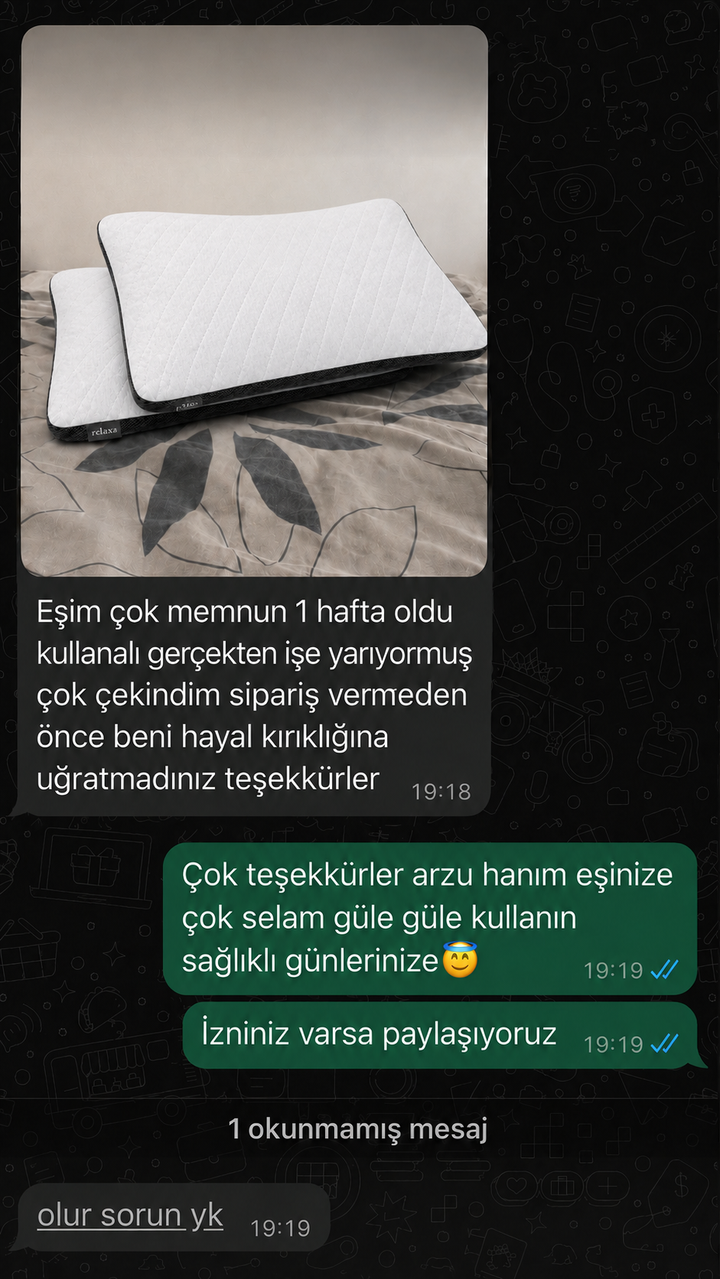 Relaxa müşteri yorumu